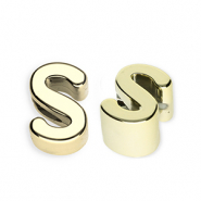 Letterkralen van acryl letter S Gold