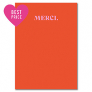 BY31® Sieraden kaartjes "Merci" Red-light pink