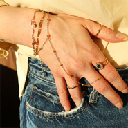 Inspiratiesets Inspiratie met roestvrij stalen handkettingen