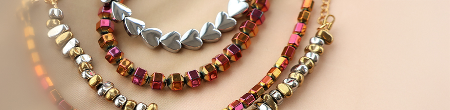 Prachtige hematite kralen collectie Prachtige hematite kralen collectie