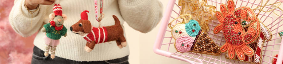 Nieuwe collectie trendy kersthangers Nieuwe collectie trendy kersthangers